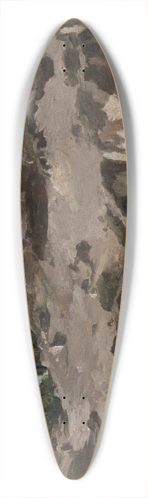 Jean-Baptiste-Camille Corot - Fort de Fontainebleau  Au plateau brl 39.3 inch art pintail longboard deck
