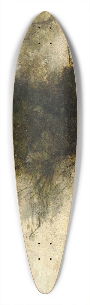 Jean-Baptiste-Camille Corot - Fracheurs du soir 39.3 inch art pintail longboard deck