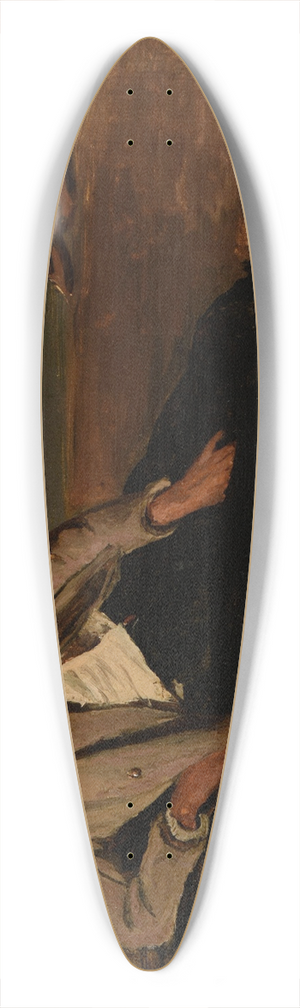 Jean-Baptiste-Camille Corot - Jeune italien assis 39.3 inch art pintail longboard deck