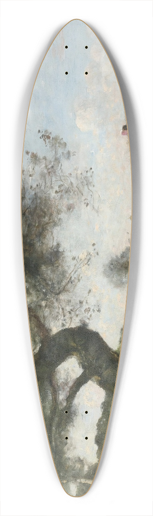 Jean-Baptiste-Camille Corot - Le Ruisseau Au Cheval Blanc 39.3 inch art pintail longboard deck