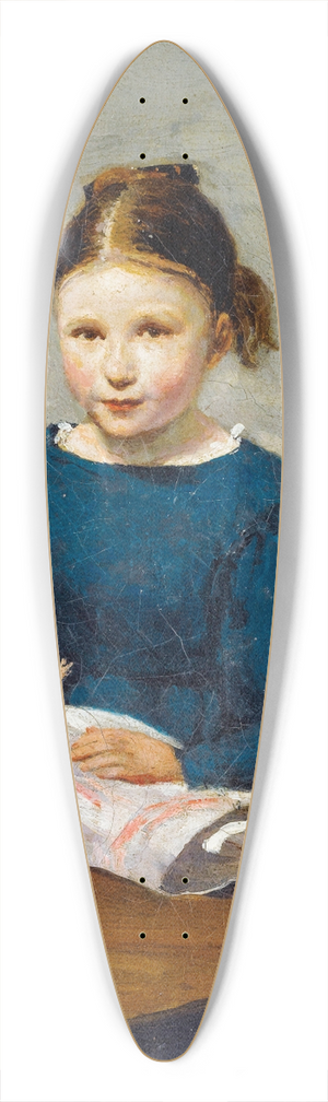 Jean-Baptiste-Camille Corot - Little Girlwith A Doll 39.3 inch art pintail longboard deck