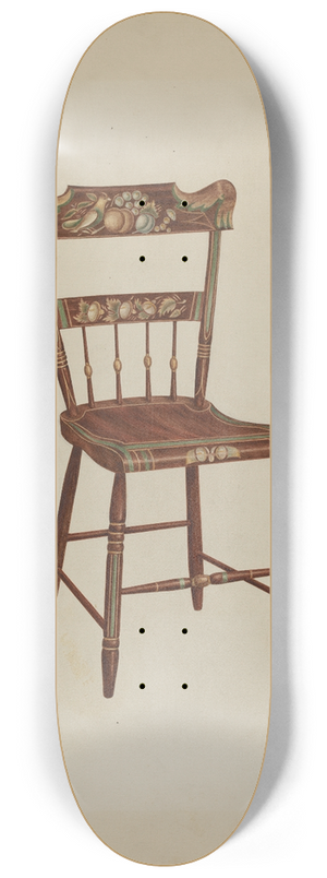 Charles Henning - Pa. German Chair 8.25 inch art skate deck