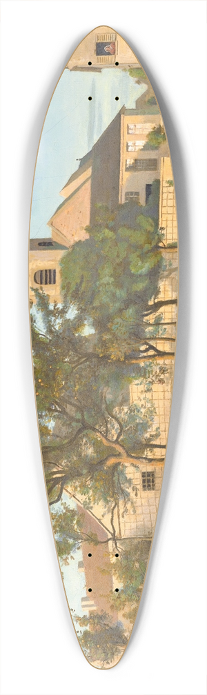 Jean-Baptiste-Camille Corot - Rosny (Seine-et-Oise), lglise du village, vue prise du verger de Mme Osmond 39.3 inch art pintail longboard deck