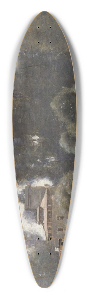 Jean-Baptiste-Camille Corot - Souvenir de la Villa Borghse 39.3 inch art pintail longboard deck