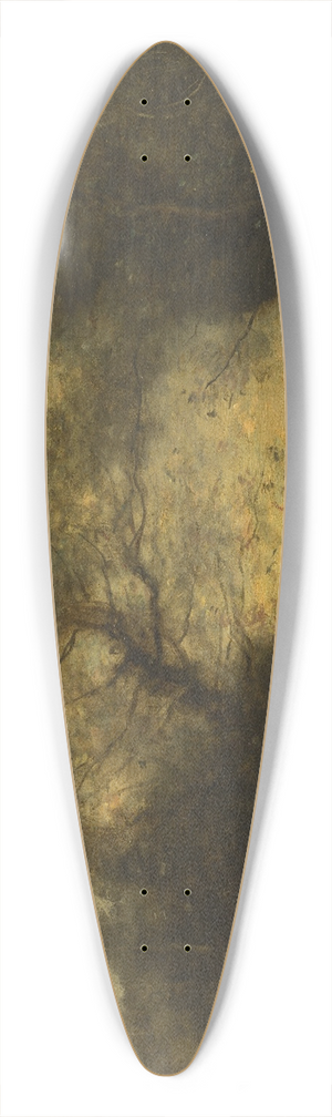 Jean-Baptiste-Camille Corot - The Pond at the Entrance of the Woods 39.3 inch art pintail longboard deck