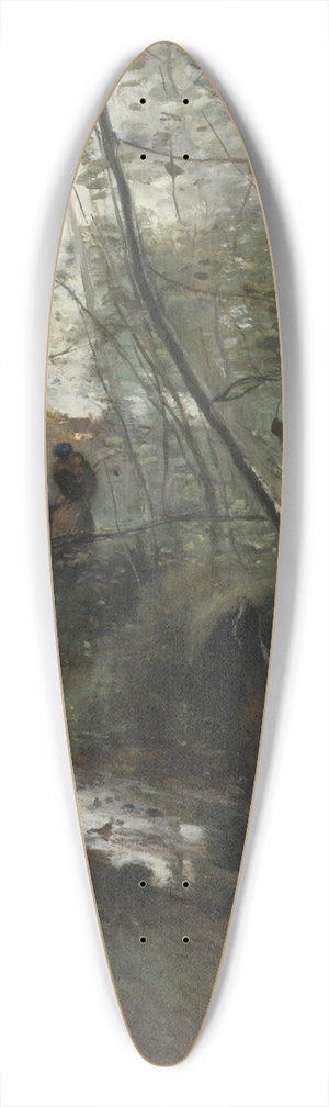 Jean-Baptiste-Camille Corot - Un ruisseau sous bois 39.3 inch art pintail longboard deck
