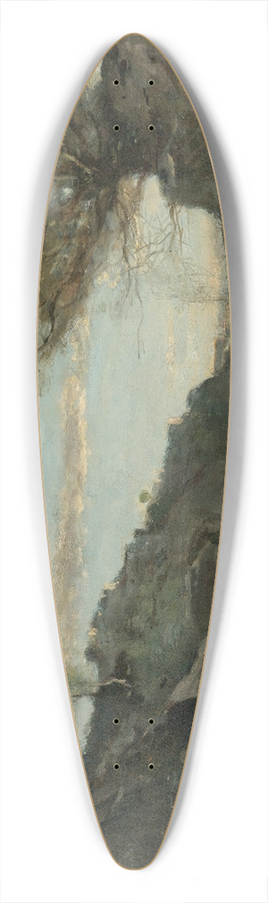 Jean-Baptiste-Camille Corot - Un Torrent Des Abruzzes 39.3 inch art pintail longboard deck
