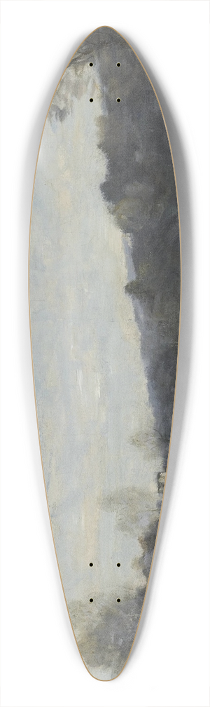 Jean-Baptiste-Camille Corot - Vallons dfrichs 39.3 inch art pintail longboard deck
