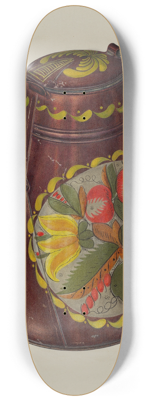 Charles Henning - Toleware Coffee Pot 8.25 inch art skate deck
