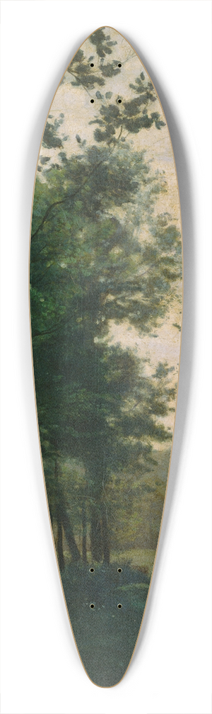 Jean-Baptiste-Camille Corot - Ville dAvray 39.3 inch art pintail longboard deck