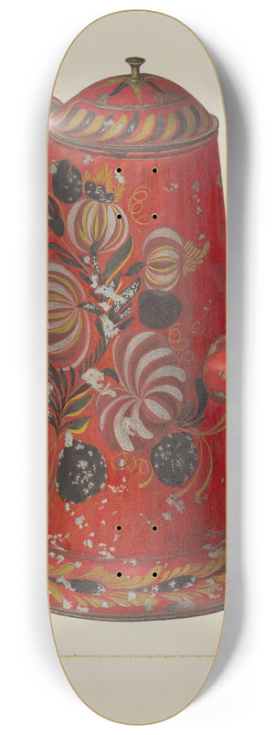 Charles Henning - Toleware Coffee Pot 8.25 inch art skate deck