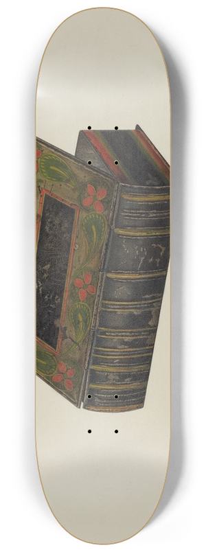 Charles Henning - Toleware Trinket Box 8.25 inch art skate deck