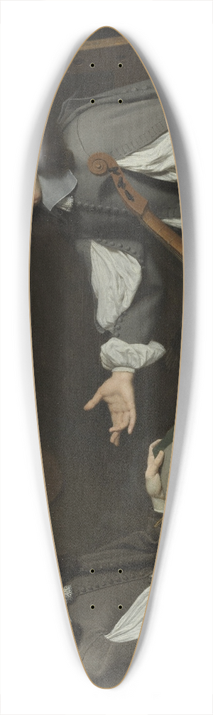 Jean-Baptiste de Champaigne - Jean Baptiste de Champaigne and Nicolas de Plattemontagne 39.3 inch art pintail longboard deck