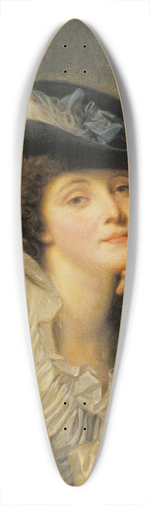 Jean-Baptiste Greuze - Portrait of a Woman 39.3 inch art pintail longboard deck