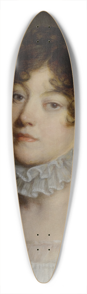 Jean-Baptiste Greuze - Portrait of a Young Woman 39.3 inch art pintail longboard deck