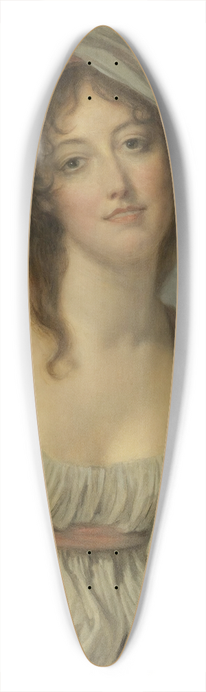 Jean-Baptiste Greuze - Portrait Of Madame Van Westrenen Of Tremaat 39.3 inch art pintail longboard deck Jean-Baptiste Greuze - Portrait Of Madame Van Westrenen Of Tremaat 39.3 inch art pintail longboard deck