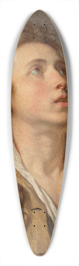 Jean-Baptiste Greuze - Study Of A Young Man 39.3 inch art pintail longboard deck