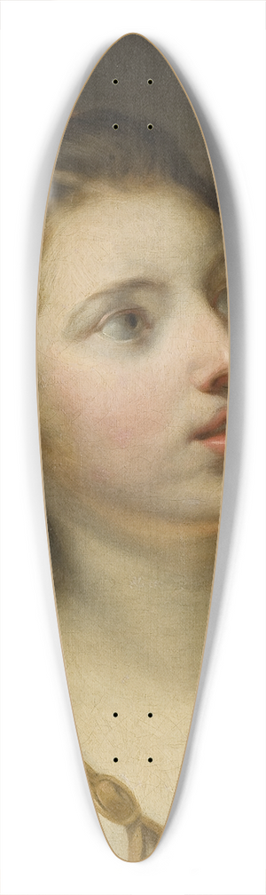 Jean-Baptiste Greuze - The Nymph Callisto 39.3 inch art pintail longboard deck