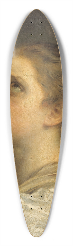 Jean-Baptiste Greuze - Tte de jeune femme 39.3 inch art pintail longboard deck