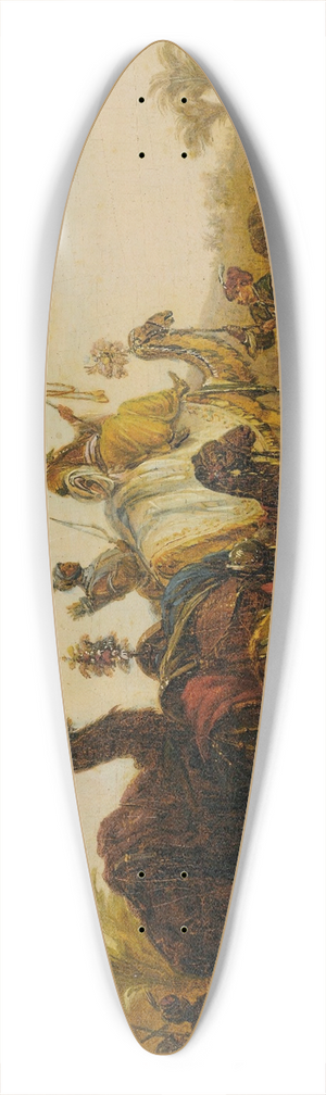 Jean-Baptiste Hilaire - Caravan In The Desert 39.3 inch art pintail longboard deck