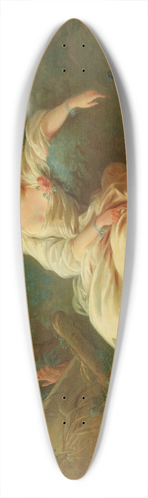 Jean-Baptiste Huet - Young Couple in a Landscape 39.3 inch art pintail longboard deck Jean-Baptiste Huet - Young Couple in a Landscape 39.3 inch art pintail longboard deck