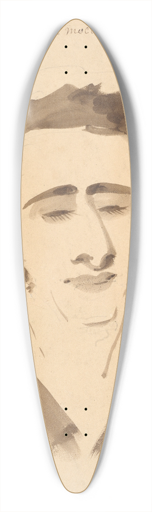 Jean-Baptiste Isabey - Portrait of Benjamin Mocatta (18021865) 39.3 inch art pintail longboard deck