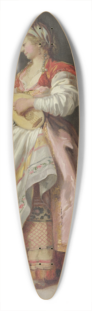 Jean-Baptiste Le Prince - The Musician 39.3 inch art pintail longboard deck