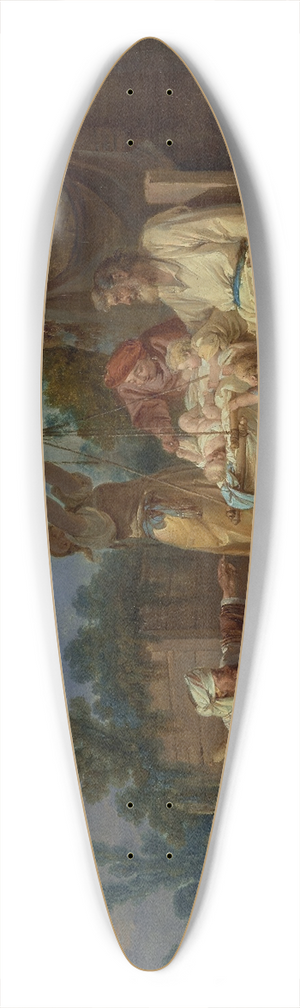 Jean-Baptiste Le Prince - The Russian Cradle 39.3 inch art pintail longboard deck