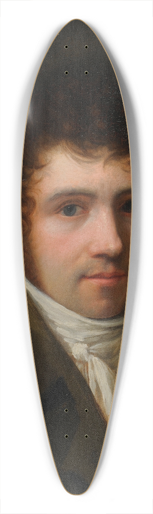Jean-Baptiste-Louis Germain - Autoportrait 39.3 inch art pintail longboard deck