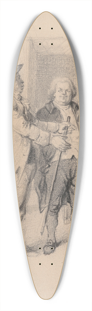 Jean-Baptiste Madou - In the Tavern 39.3 inch art pintail longboard deck Jean-Baptiste Madou - In the Tavern 39.3 inch art pintail longboard deck