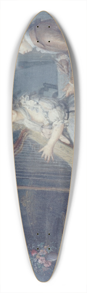 Jean-Baptiste Mallet - La Belle Harpiste 39.3 inch art pintail longboard deck Jean-Baptiste Mallet - La Belle Harpiste 39.3 inch art pintail longboard deck