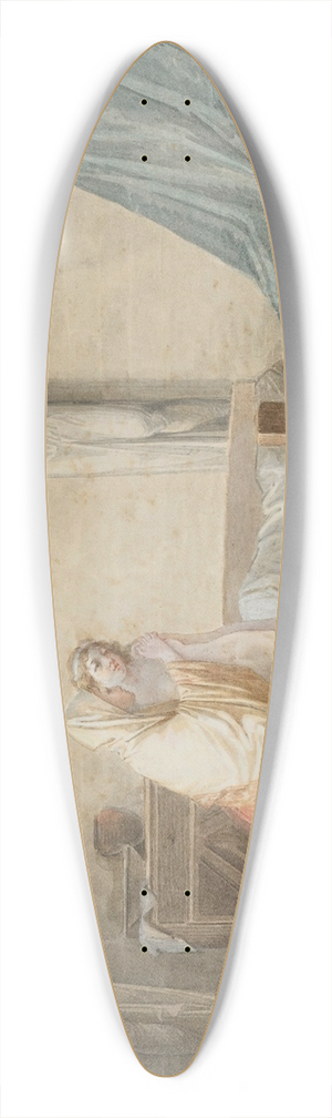 Jean-Baptiste Mallet - Les Derniers Conseils 39.3 inch art pintail longboard deck