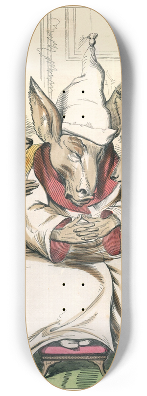 Charles Henry Bennett - The Wolves And The Sick Ass 8.25 inch art skate deck