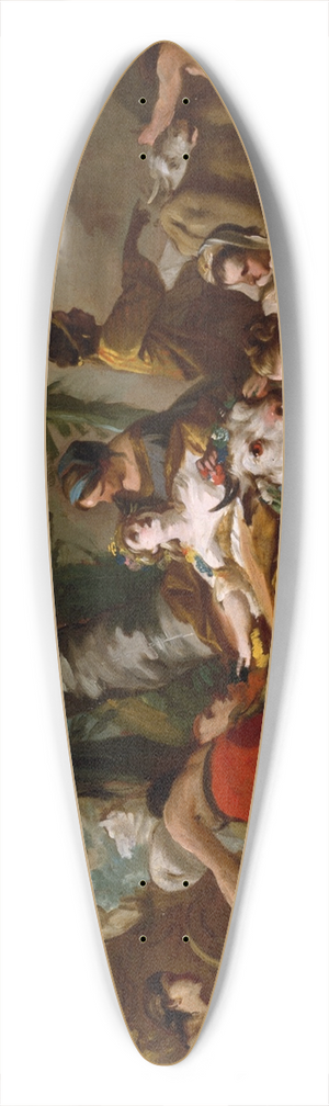 Jean Baptiste Marie Pierre - The Rape of Europa 39.3 inch art pintail longboard deck