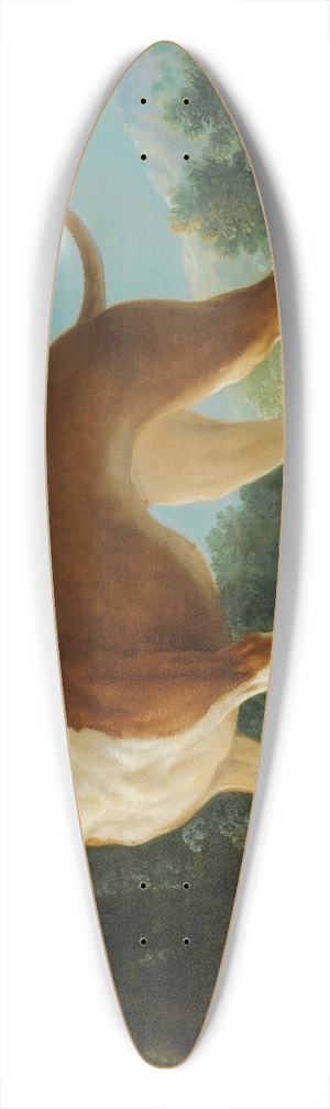 Jean-Baptiste Oudry - Greyhound In A Landscape 39.3 inch art pintail longboard deck