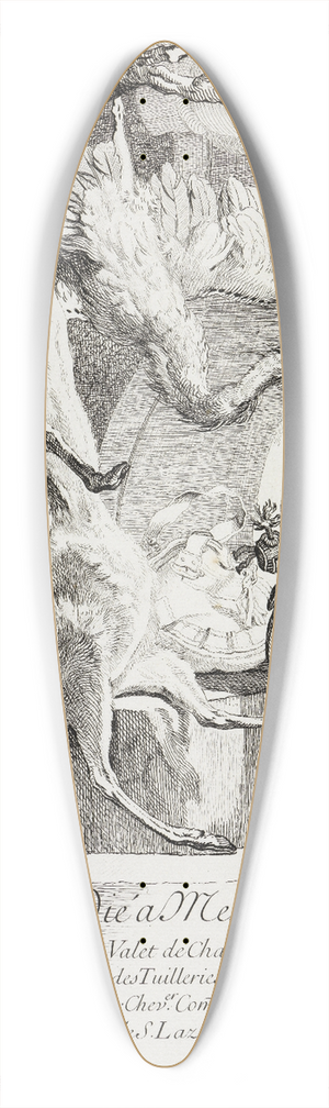 Jean-Baptiste Oudry - Jagdstilleben 39.3 inch art pintail longboard deck