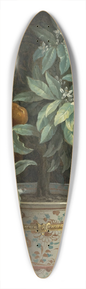 Jean-Baptiste Oudry - Loranger 39.3 inch art pintail longboard deck