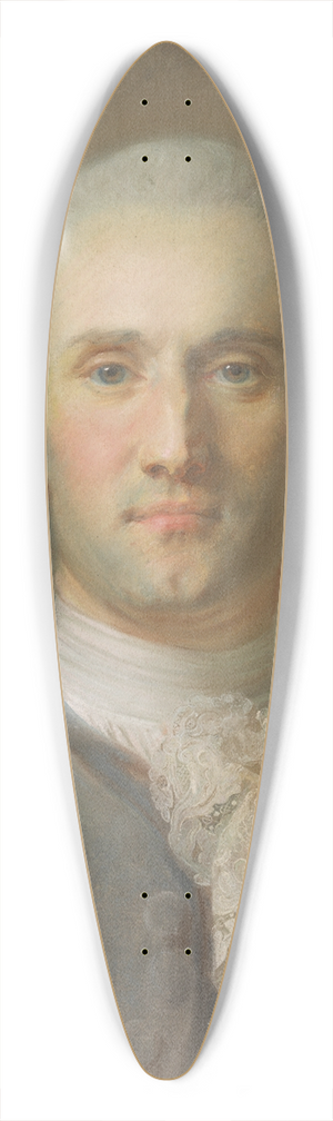 Jean-Baptiste Perronneau - Portrait Of A Man 39.3 inch art pintail longboard deck