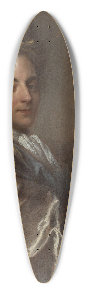 Jean-Baptiste Santerre - Portrait of a Sculptor 39.3 inch art pintail longboard deck