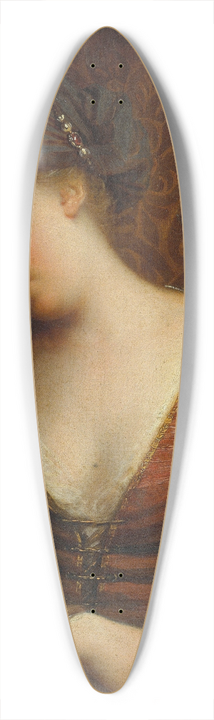 Jean-Baptiste Santerre - Young Woman Sleeping 39.3 inch art pintail longboard deck