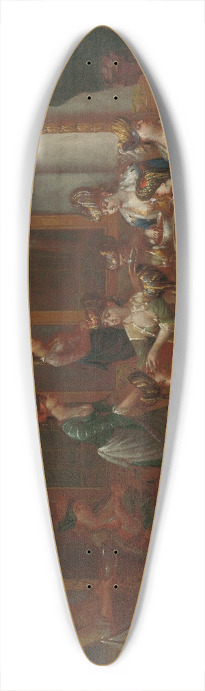 Jean Baptiste Vanmour - Banquet of Distinguished Turkish Women 39.3 inch art pintail longboard deck