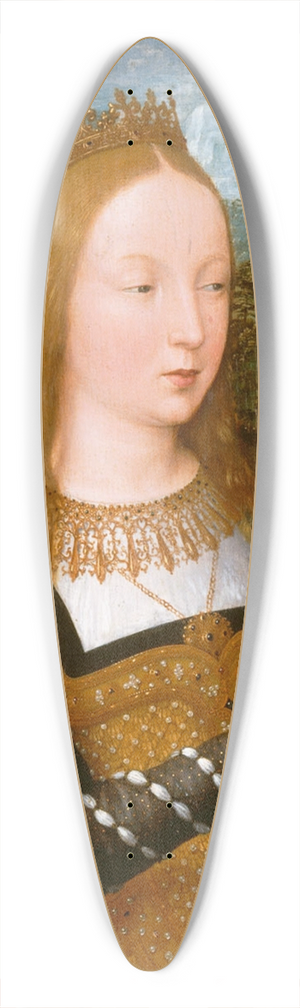 Jean Bellegambe - Saint Catherine 39.3 inch art pintail longboard deck