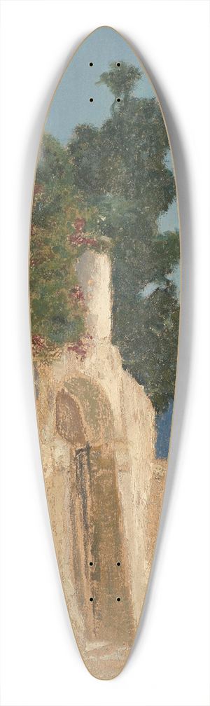 Jean Benner - Vue de Capri 39.3 inch art pintail longboard deck