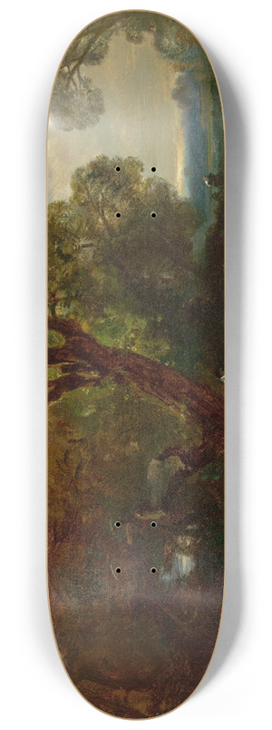 Charles Hoguet - Rest at the Edge of the Forest 8.25 inch art skate deck