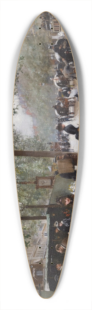 Jean Braud - Sur Les Grands Boulevards 39.3 inch art pintail longboard deck