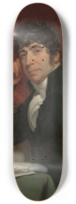 Charles Howard Hodges - Portrait of Willem Bilderdijk 8.25 inch art skate deck