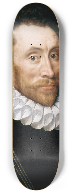 Adriaen Thomasz. Key - Portrait of a Man Aged 31 8.25 inch art skate deck