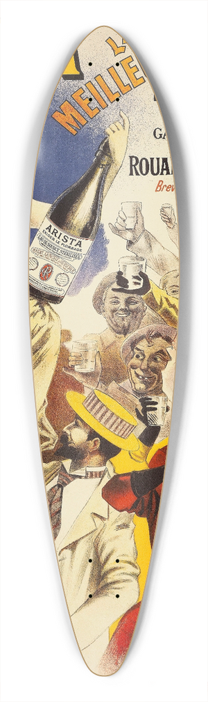 Jean de Paleologue - Arista, La Meilleure Eau De Table 39.3 inch art pintail longboard deck Jean de Paleologue - Arista, La Meilleure Eau De Table 39.3 inch art pintail longboard deck