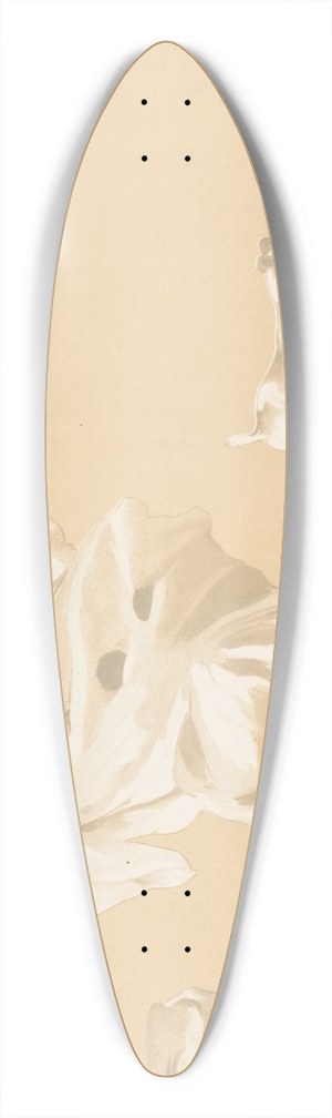 Jean de Paleologue - Children playing in clown costume with animals 39.3 inch art pintail longboard deck