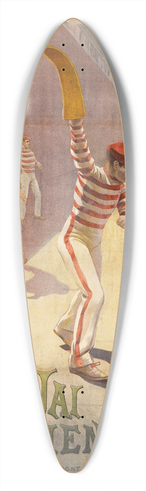 Jean de Paleologue - Euskal-Jai Parisien 39.3 inch art pintail longboard deck